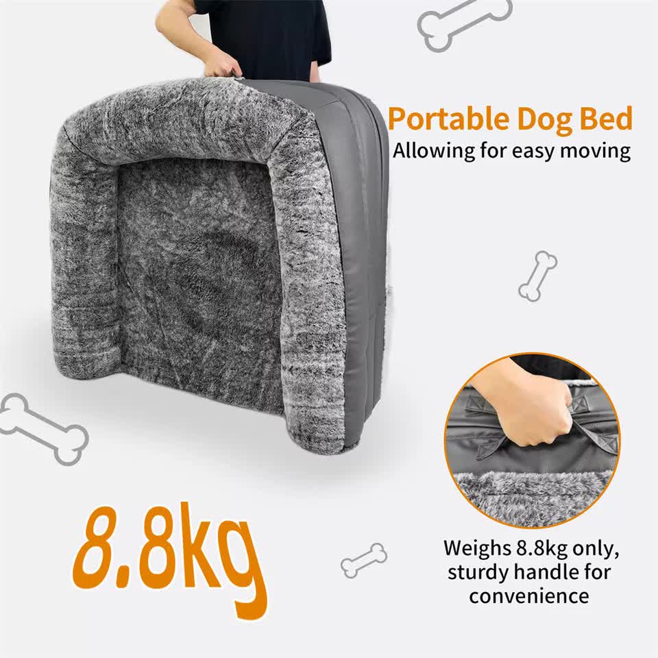 XL Human Sized Dog Bed Foldable Orthopedic Pet Dog Sofa Couch Comfy Big Bean Bed