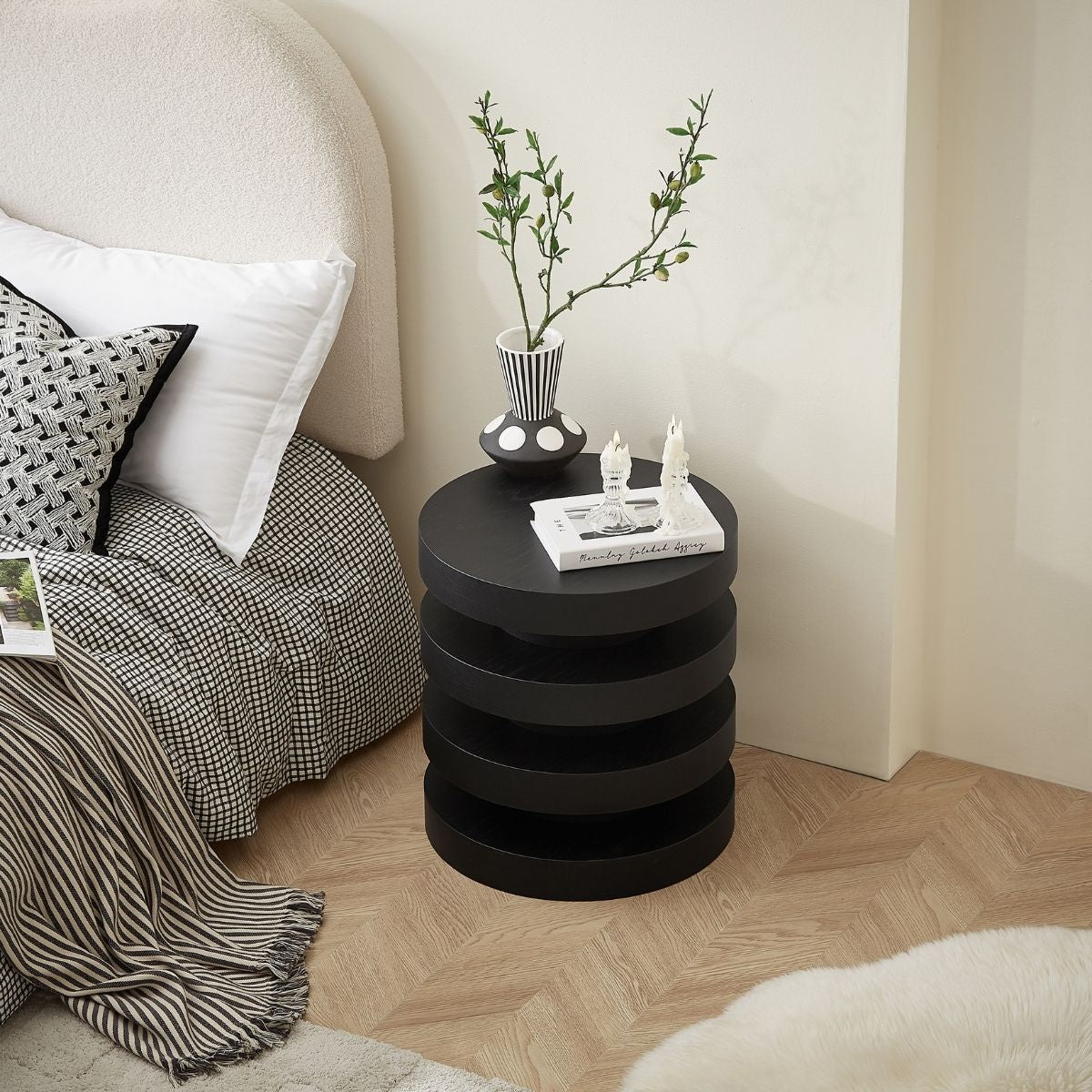 Arya Black Side Table