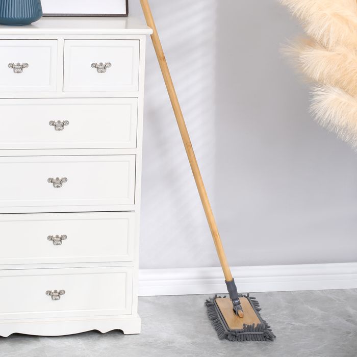 Bamboo Microfibre Mop Indoor Cleaning