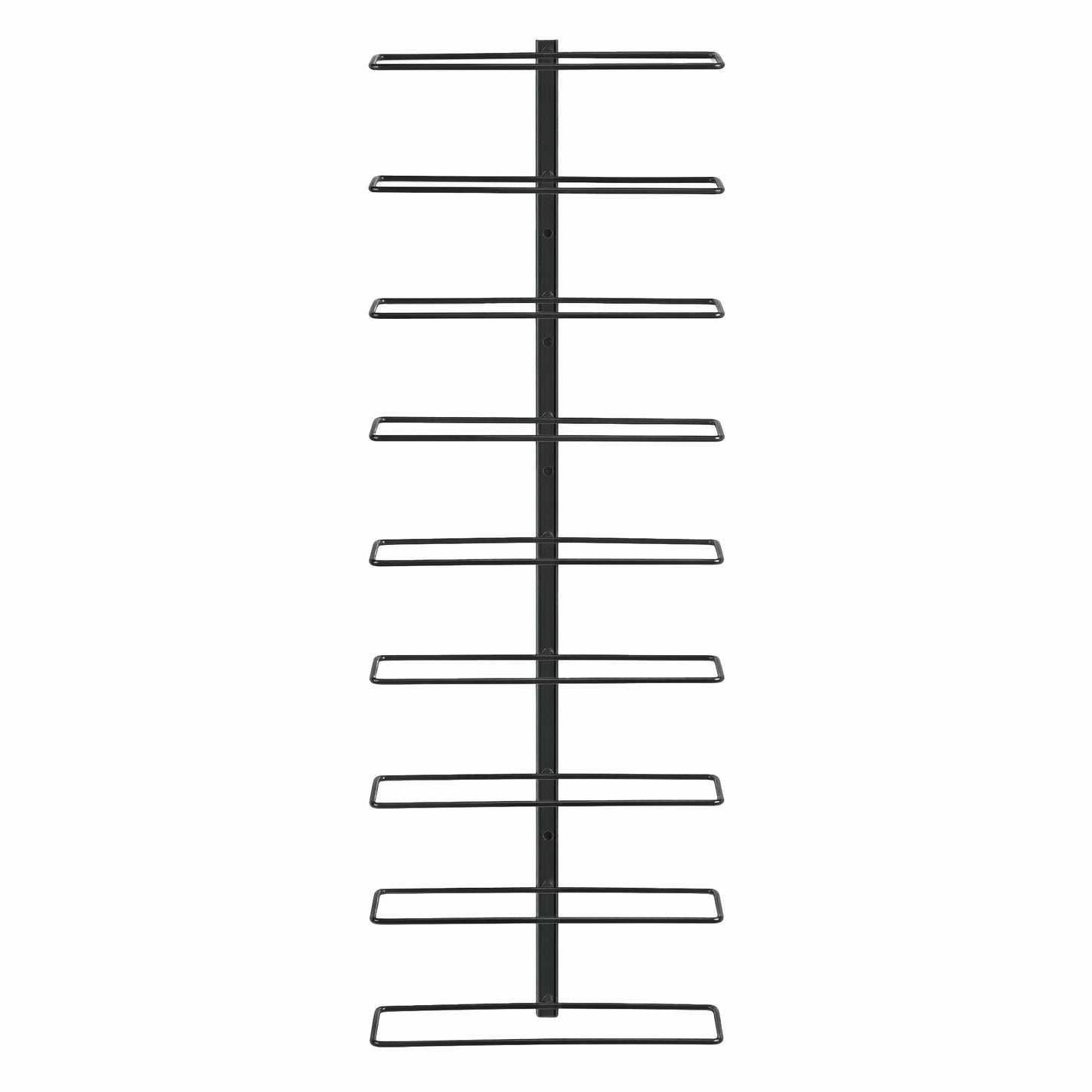 Artiss Wall Mounted Wine Rack 9 Bottles Display Storage Organizer Metal Black