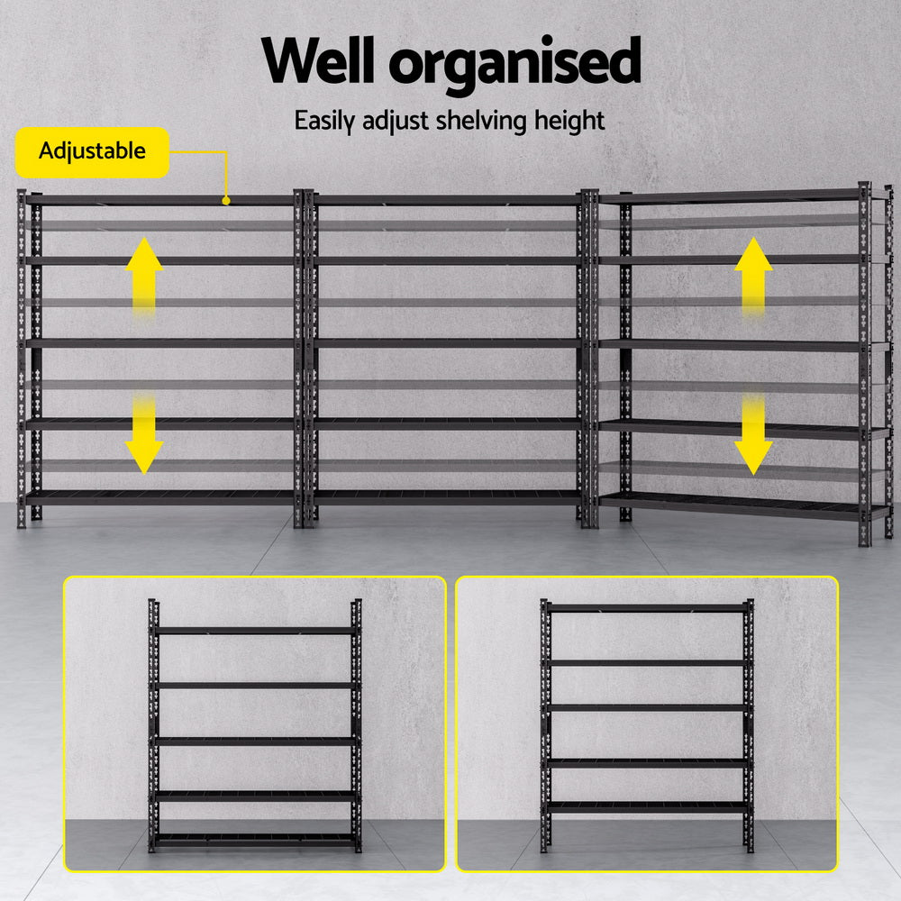 3 x 1.8M Giantz Garage Shelving Warehouse Rack