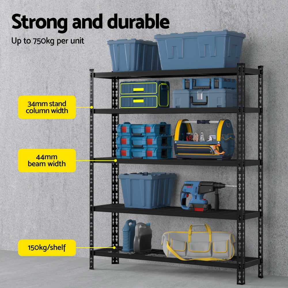 4 x 1.8M Giantz Garage Shelving Warehouse Rack