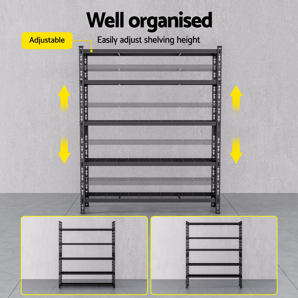 4 x 1.8M Giantz Garage Shelving Warehouse Rack