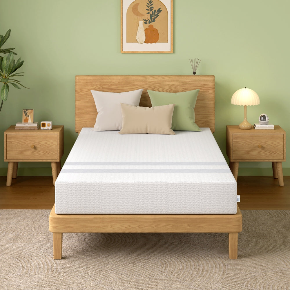 BedStory Single Memory Foam Mattress 25cm Cooling Gel Foam Mattress in a Box Medium Feel