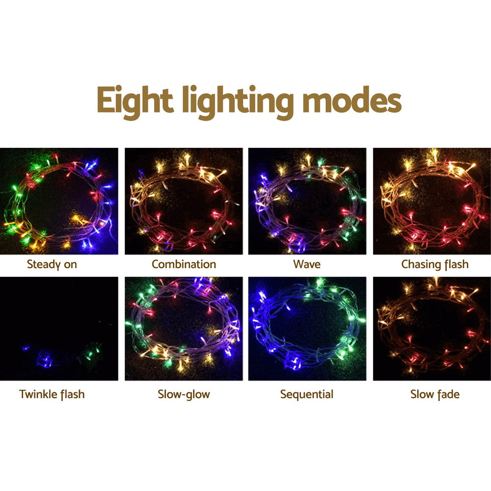 Jingle Jollys 32M Christmas Lights Icicle String Light 960 LED Multi-coloured