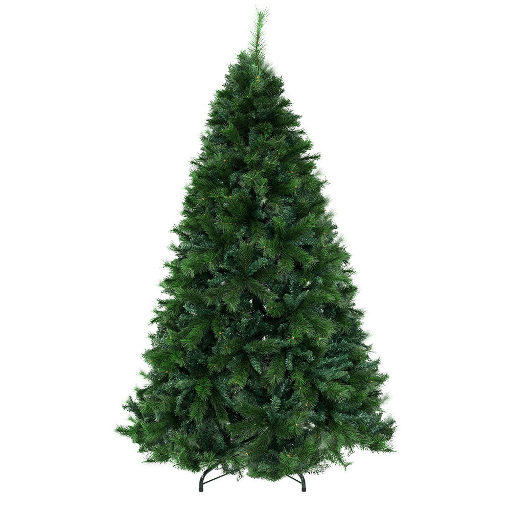 Jingle Jollys Christmas Tree 2.4M Xmas Tree Decorations Pine Needles 2100 Tips