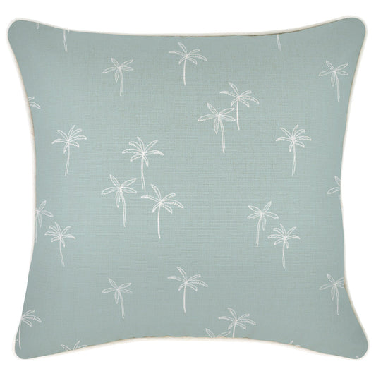 Cushion Cover-With Piping-Palm Cove Seafoam-45cm x 45cm